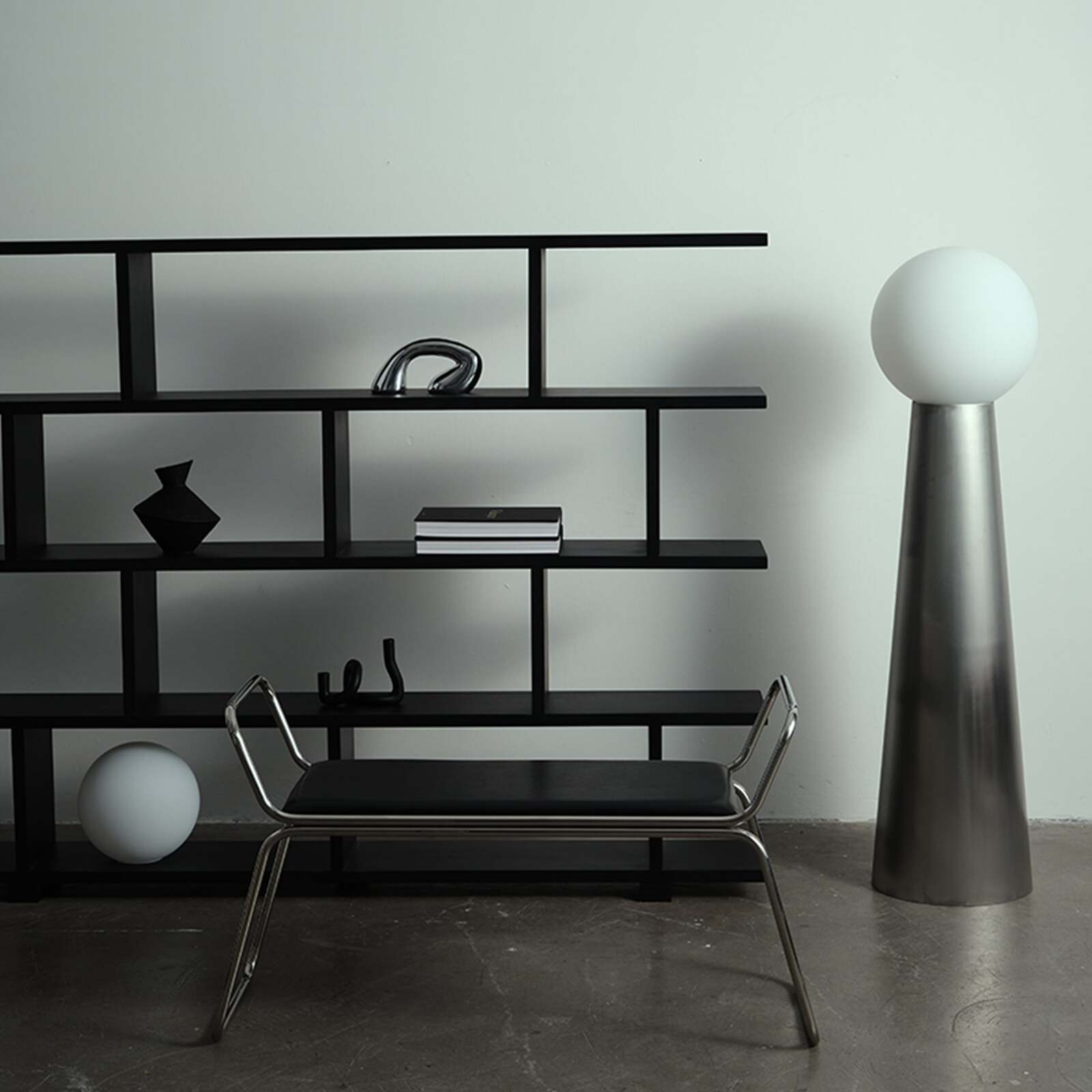 REST STOOL / İKİLİ SİYAH