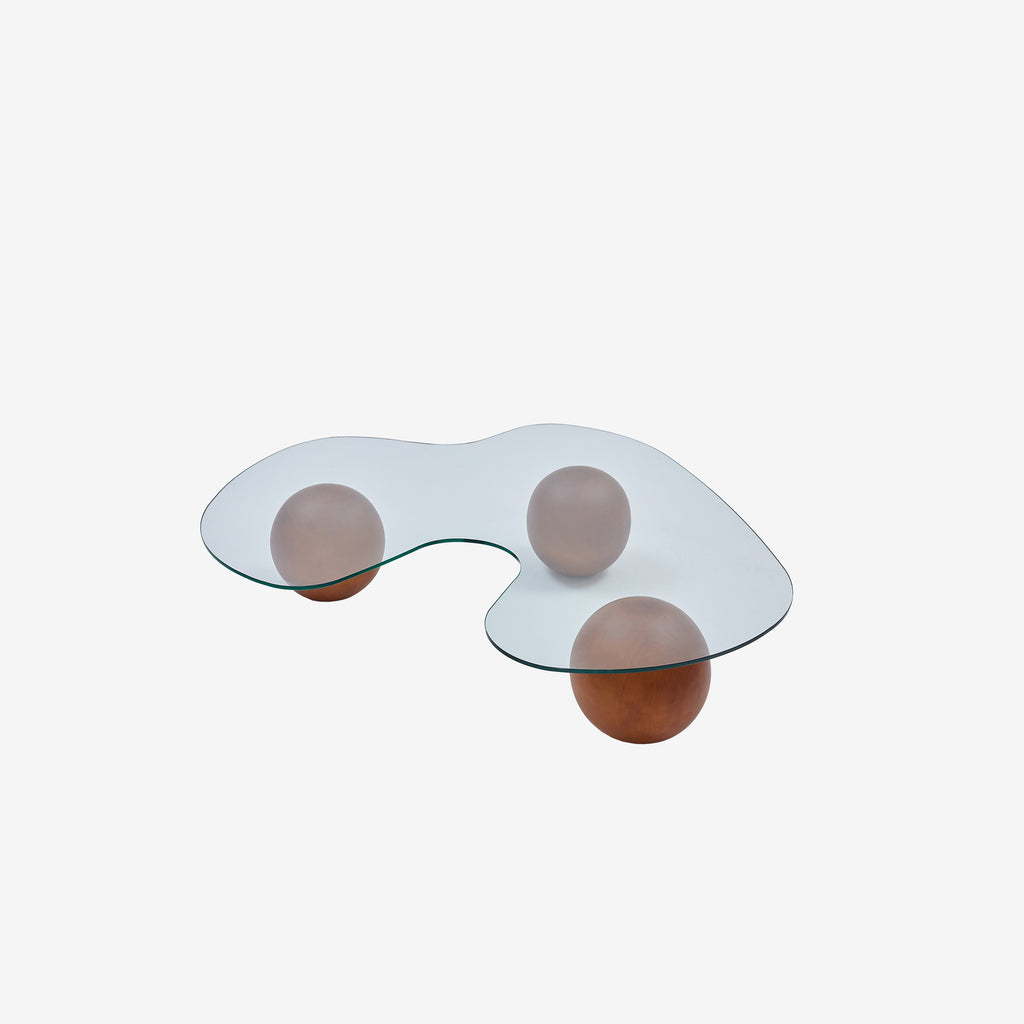 Trio Amorf Orta Sehpa Kahve 01