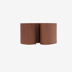 SLEEK AHŞAP SET KAHVE